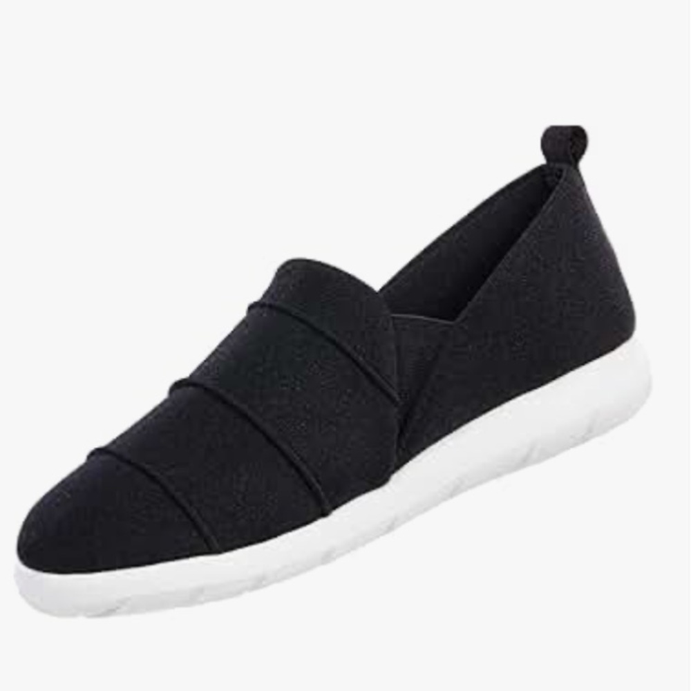 Isotoner Black Women Slip-On Sneakers (Zenz)